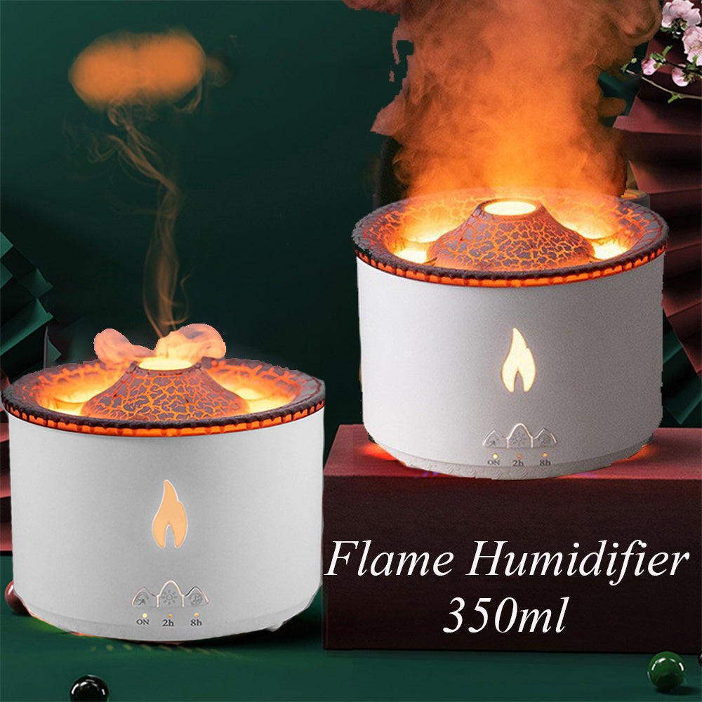 Machine Spray Jellyfish Air Flame Humidifier Diffuser