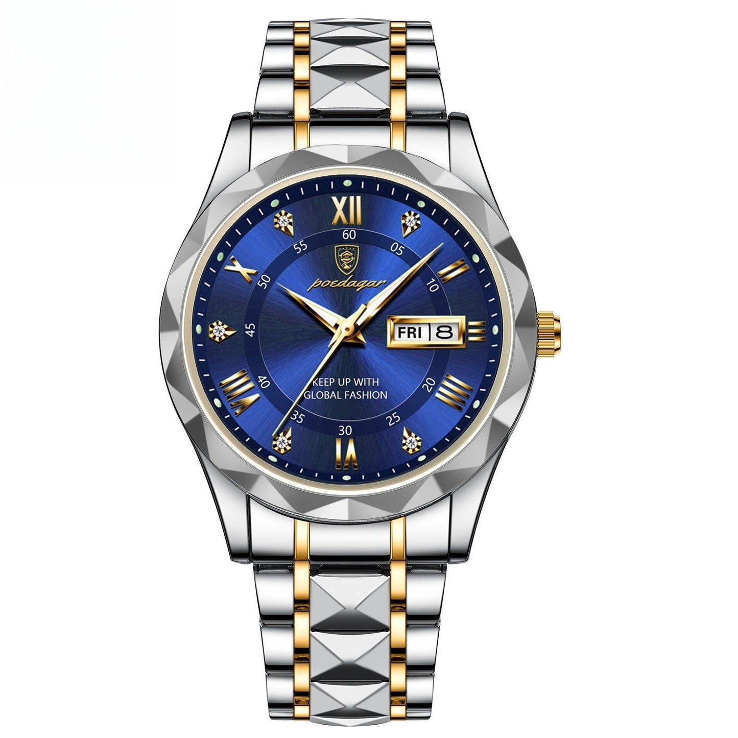 Men's Waterproof Double Calendar Luminous Quartz Watch With a Special Discount (Buy One ,Get one Free]