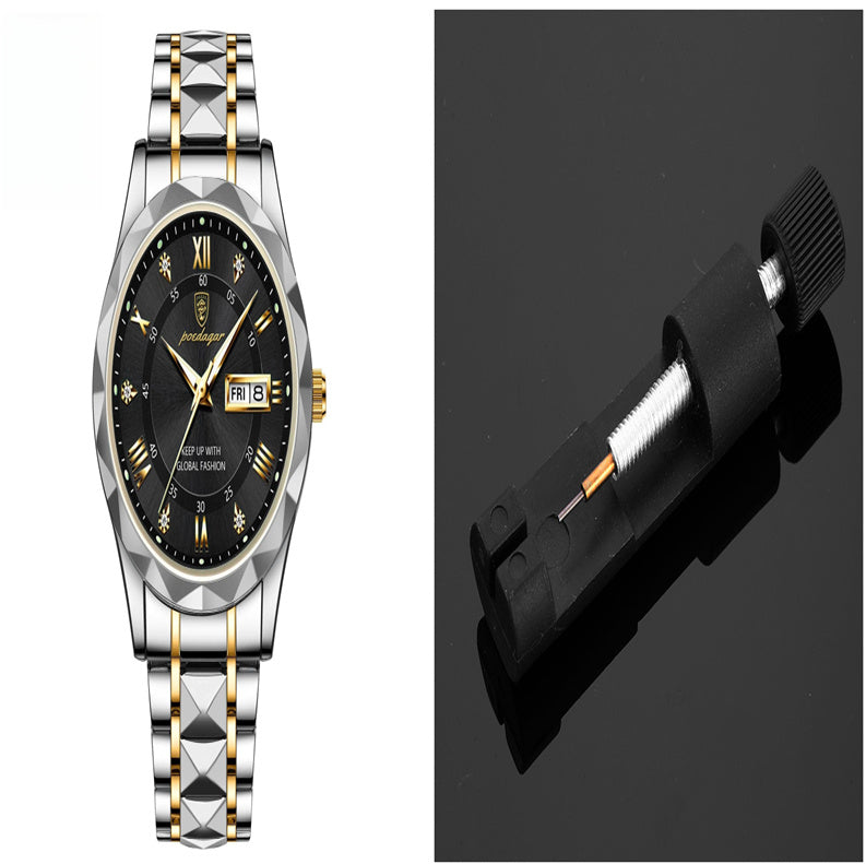 Men's Waterproof Double Calendar Luminous Quartz Watch With a Special Discount (Buy One ,Get one Free]