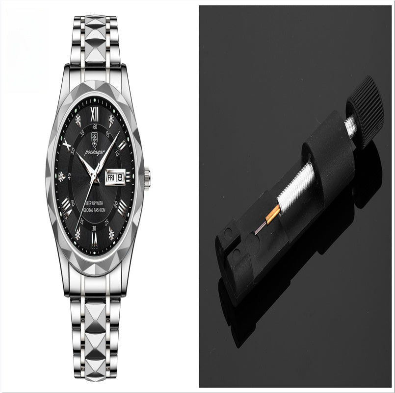 Men's Waterproof Double Calendar Luminous Quartz Watch With a Special Discount (Buy One ,Get one Free]