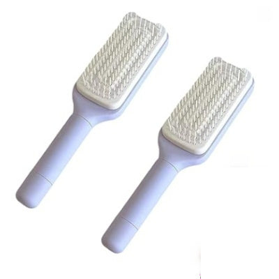 Self Cleaning Hair Brush New Self-Cleaning Anti-Static Massage Comb Scalable Rotate Lifting Self Cleaning Hairbrush